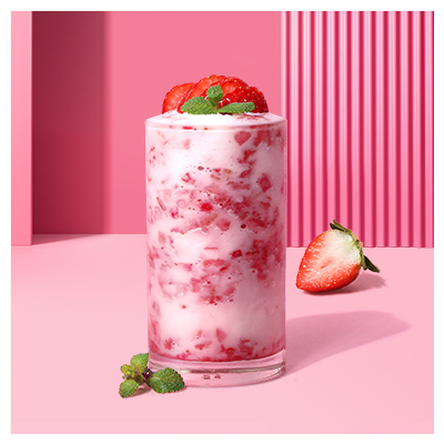 Strawberry Yogurt Ice Blended